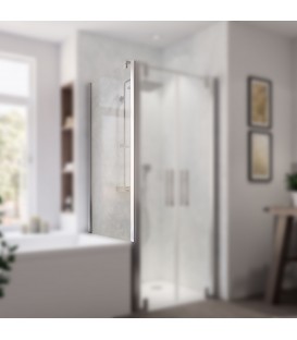 Europa Design Paroi fixe baignoire pour porte battante version gauche