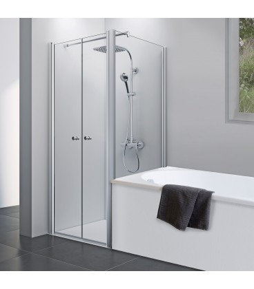 Elana 8 Paroi fixe droite baignoire pour porte battante Elana 8 Paroi fixe droite baignoire pour porte battante