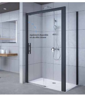 Europa Design porte coulissante pour association avec une paroi fixe