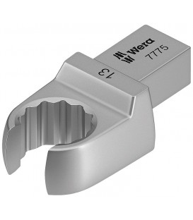 Clé à oeil interchangeable ouverte WERA 4 pans 9x12mm, forme A SW 14
