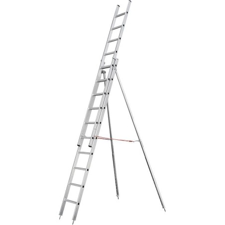 Echelle à rallonge arbre fruitier Siedra, 2x12 échelons, 3,65-6,1m 920-12