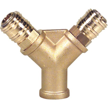 distributeur 2 sorties G 3/8femelle
