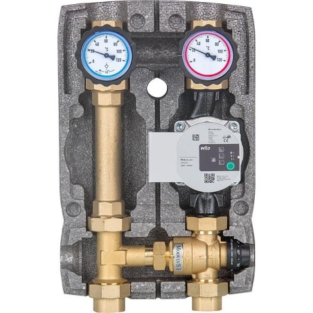 Kit circuit de chauffage Easyflow DN25(1"), mélangeur 20-45°C, Wilo Para 25/6