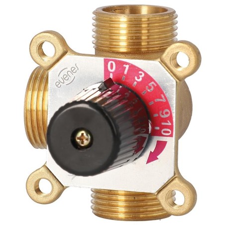 Melangeur 3-voies Easyflow, Type 3A DN25 (1"), Male, Kvs 6,5