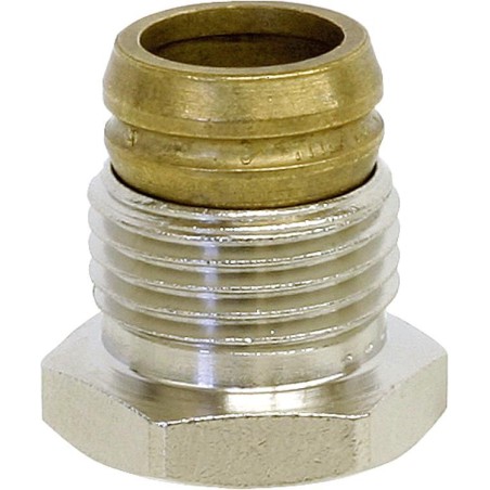 Raccord a sertir pour soupape thermostatique Heimeier 3/4" Regulux et Regutec, tube 18 mm *BG*