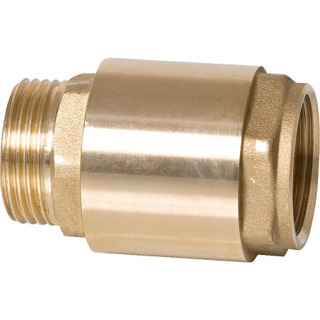 Soupape de retenue filetage mâle vers filetage femelle 3/8" avec insert métallique et joint viton