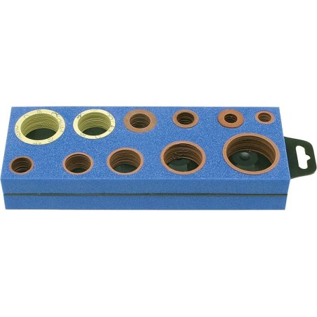 Assortiment de joints universels pour installation gaz et alim eau Contenu : env 206 pces