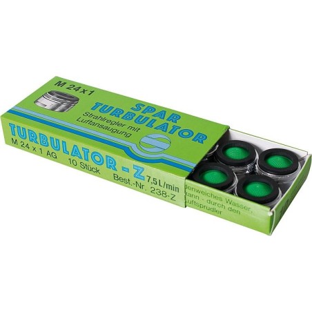 Regul. jet eco sans marque de controlefemelle M 22x1 avec joint caoutchouc 4,5l/min Emballage 10pcs