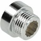 Rallonge de robinet LUX laiton chrome, DN15 (1/2") x 10 mm