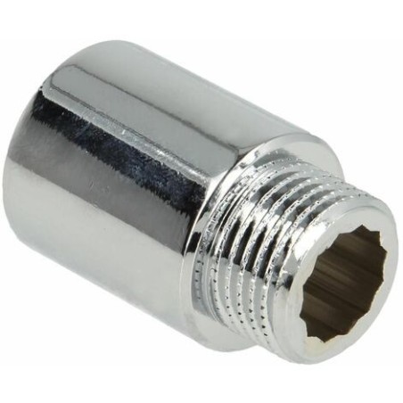 Rallonge de robinet LUX DN 15 (1/2") x 30 mm laiton chromé