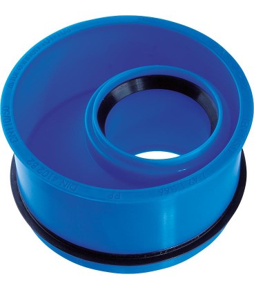 Reduction femelle eaux usees DN110 x 75, insonorise