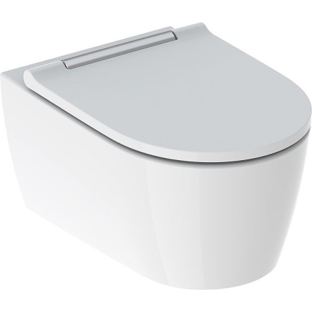 Combipack Geberit One WC-suspendu et abattant WC blanc, Kera Tect