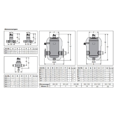 Purgeur d'air rapide DISCAL AIR 1/2" Type 551