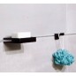 Porte savon 10 cm laiton noir
