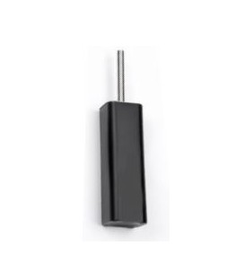 Brosse WC à poser inox abs noir