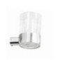 Porte gobelet et support inox et verre Porte gobelet et support inox et verre