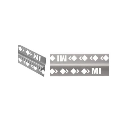 Profile 6 mm alu anodise argent brillant 2m50