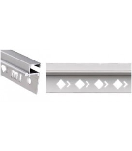 Profiles fixmi arret alu anodise argent mat