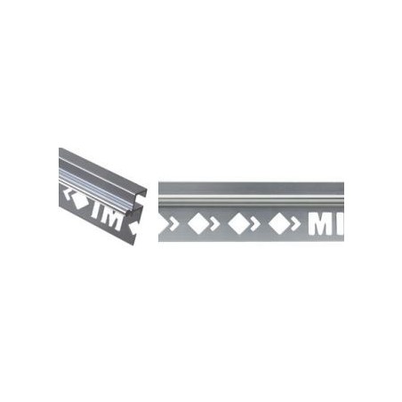 Profiles fixmi arret alu anodise argent brillant