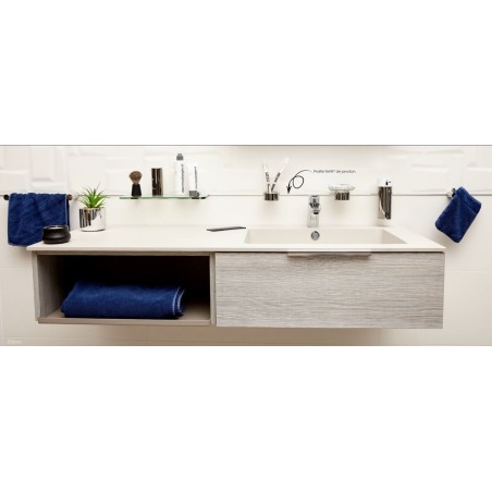 Profile fixmi retrofit alu anodise noir mat brosse