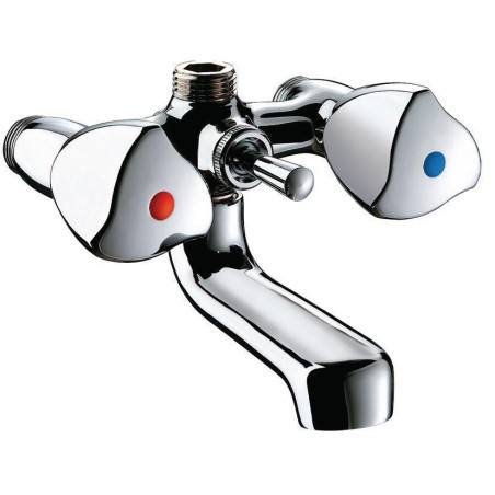 Mélangeur bain-douche, mâle 15 x 21, entraxe 110 mm bec fixe : réf. D2410