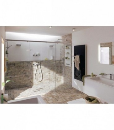 Mosaïque grès cérame pour receveur Vintage - grey - 29,8x29,8 cm - tesselles 4,8x4,8 cm