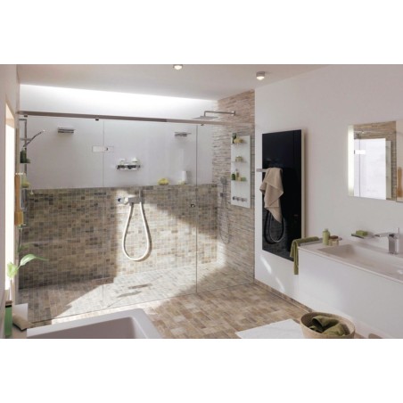 Mosaïque grès cérame pour receveur Vintage - grey - 29,8x29,8 cm - tesselles 4,8x4,8 cm
