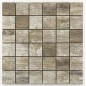 Mosaïque grès cérame pour receveur Vintage - grey - 29,8x29,8 cm - tesselles 4,8x4,8 cm