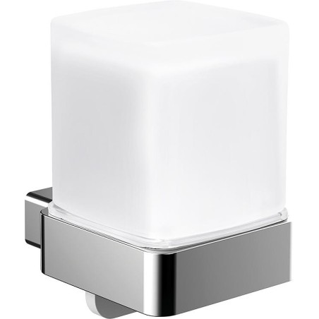 Distributeur de savon liquide emco loft chrome avec coupe inversée