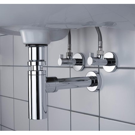 Vanne d'angle Schell Wing 1/2", chrome
