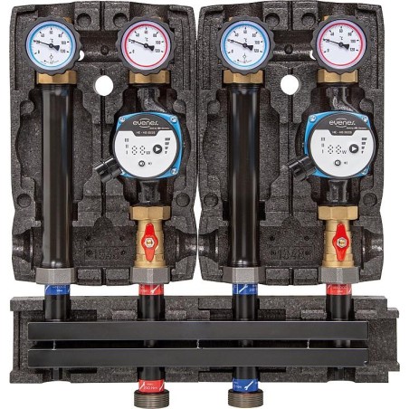 Module groupe de distribution Evenes, 2x circuit direct, DN25 (1")