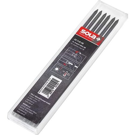Jeu de mines de rechange Sola TML2 gris pour marqueurs de trous de forage