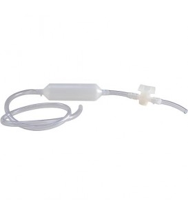 Pompe d'aspiration avec robinet d'arrêt nature, longueur 1450mm