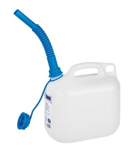 Jerricane d'eau Eco Nature 6 litres + tube d'écoulement 147x265x247mm