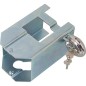 Cadenas pour remorque pour utilisation à l'arrêt et en déplacement, universel, y compris serrure Duskuss avec 2x clés Cadenas pour remorque pour utilisation à l'arrêt et en déplacement, universel, y compris serrure Duskuss avec 2x clés