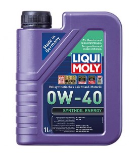 Huile de moteur LIQUI MOLY de synthèse - Energy SAE 0W-40 contenu 1 litre