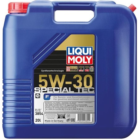Huile moteur roulement LIQUI MOLY Special Tec F 5W-32 bidon 20l