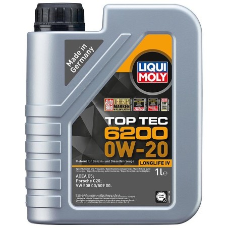 huile moteur LIQUI MOLY Tep Tec 6200 0W-20 flacon 1 l