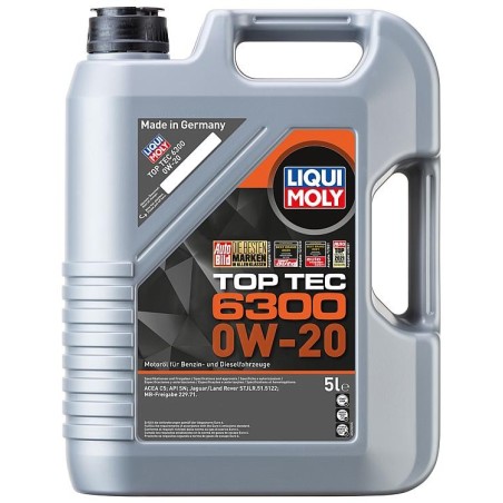 huile moteur LIQUI MOLY Top Tec 6300 0W-20 bison 5l