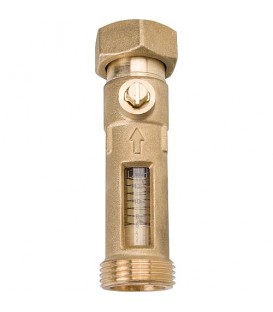 Débitmètre Easyflow, écrou DN20(3/4") x mâle DN20(3/4") débit 0-6 l/min
