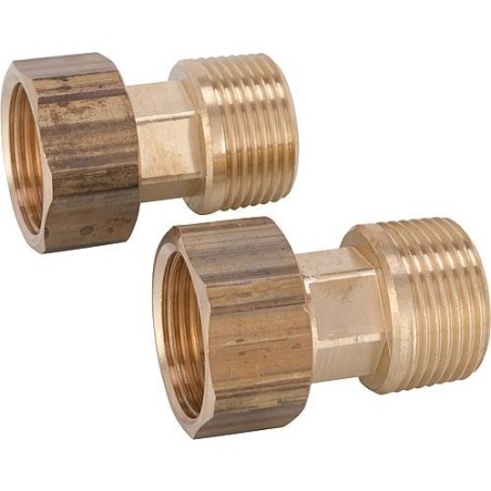 Jeu raccord à vis DN40 (1 1/2") male x écrou Jeu à 2 pièces