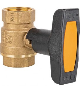 Solaire-Isolation-T-robinet sphérique Type G DN25 (1") fem