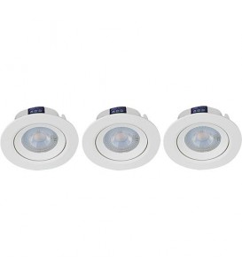 Spots - 5W 360lm 2700K 38° Ø90mm -intensité variable- blanc UE 3