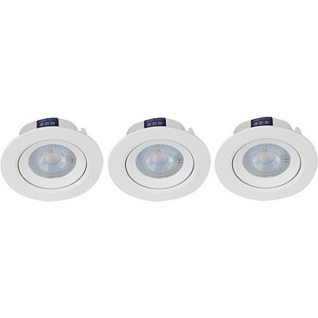 Spots - 5W 360lm 2700K 38° Ø90mm -intensité variable- blanc UE 3