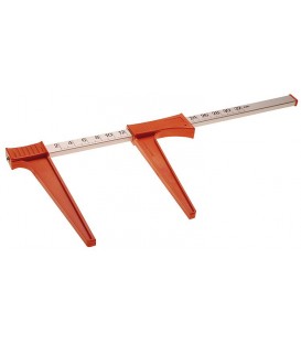compas forestier BAHCO2802 en alu largeur max 500mm en combi plastique