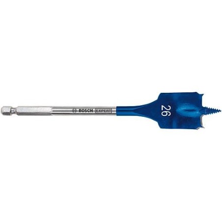 Mèche plate BOSCH® EXPERT SELFCUT Speed Ø 26,0 x 152 mm avec prise hexagonale 1/4"