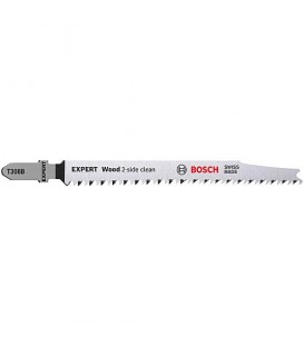 Lames de scie sauteuse BOSCH® EXPERT T308B longueur 117 mm, pour bois, conditionnement 3 pièces