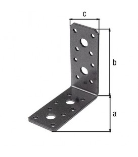 Winkelverbinder DURAVIS® 90 x 90 x 40 mm, Material: Stahl, sendzimirverzinkt, Oberfläche: schwarz-diamant