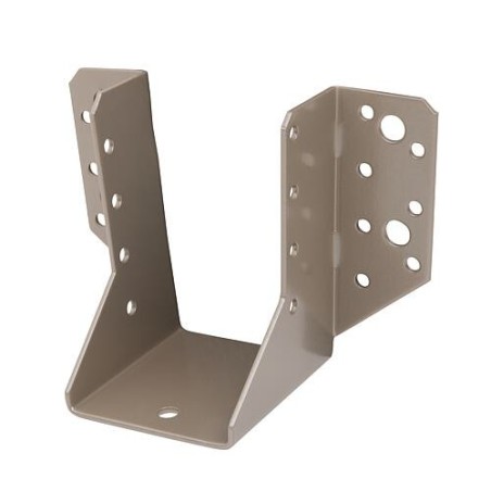 Balkenschuh DURAVIS® 60 x 100 mm, Typ A, Material: Stahl, sendzimirverzinkt, Oberfläche: perlbeige RAL 1035
