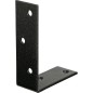 Balkenwinkel DURAVIS® 75 x 100 x 30 mm, ungleichschenklig, Material: Stahl, blau verzinkt, Oberfläche: schwarz-diamant Balkenwinkel DURAVIS® 75 x 100 x 30 mm, ungleichschenklig, Material: Stahl, blau verzinkt, Oberfläche: schwarz-diamant